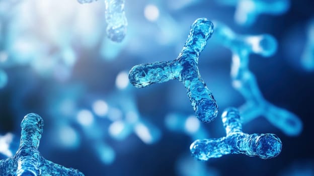Antibodies under the microscope. Large globular proteins of blood plasma. Antiviruses. Viruses.