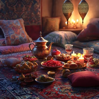 Have a fun Yalda night with pomegranates, nuts, candles. The ceremonies are dedicated to the longest night of the year in Persian culture, the Iranian "Night of the Forty" festival.