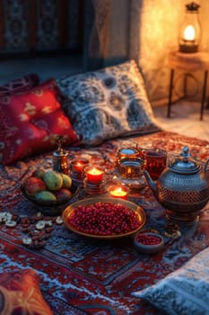 Have a fun Yalda night with pomegranates, nuts, candles. The ceremonies are dedicated to the longest night of the year in Persian culture, the Iranian "Night of the Forty" festival.