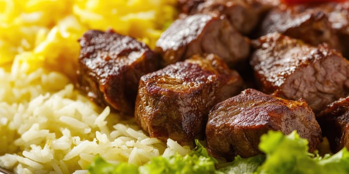 Ramadan dinner feast featuring traditional dishes and vibrant flavors.