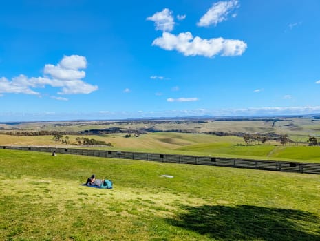MELBOURNE, AUSTRALIA - SEPTEMBER 07, 2024: Marnong Estate and winery on September 7th 2024
