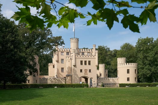 the former Hohenzollern hunting lodge, Jagdschloss Letzlingen in the Colbitz-Letzlinger Heide near Letzlingen in Germany