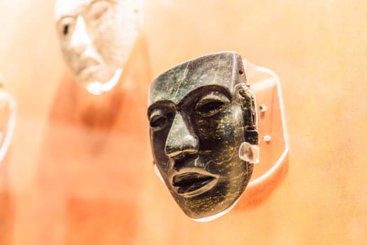 27.07.2024 Mexico City, Mexico: Artifact from the National Museum of Anthropology in Mexico City. Historic and cultural treasure showcasing Mexico rich pre-Columbian heritage. Anthropology, history, and education concept.