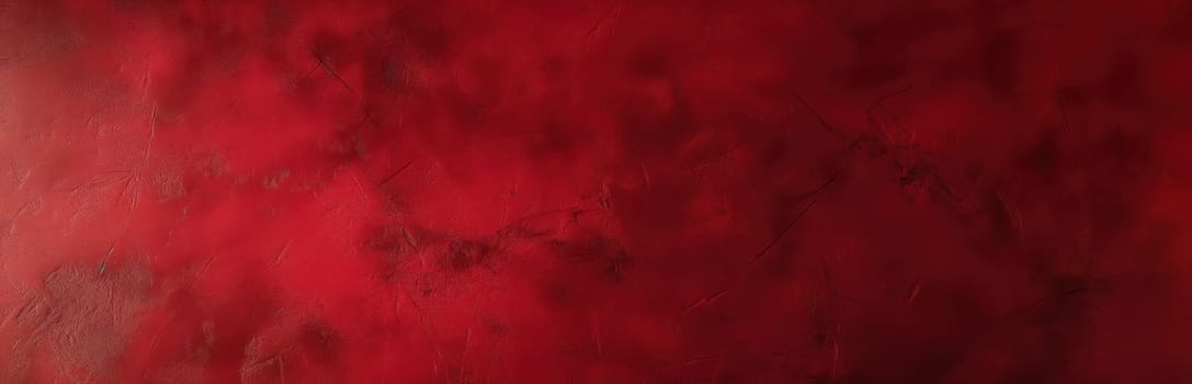 Dark red grunge decorative plaster wall abstract background. Generative AI design