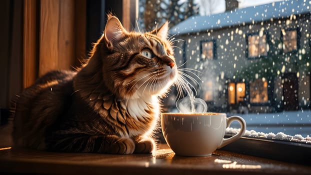 cat stood there like it was posing for the shot