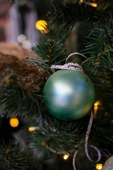 A beautifully decorated Christmas tree radiates joy and warmth, creating a festive atmosphere during the holidays