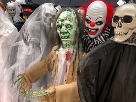 Zombie scary clown Halloween Costume Store