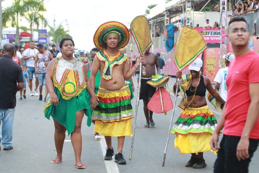 salvador, bahia, brazil - april 23, 2023: micareta party in the city of Feira de Santana.