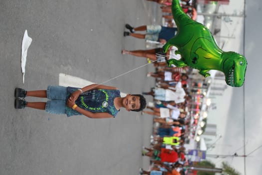 salvador, bahia, brazil - april 23, 2023: micareta party in the city of Feira de Santana.