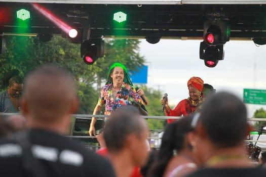 salvador, bahia, brazil - april 23, 2023: micareta party in the city of Feira de Santana.