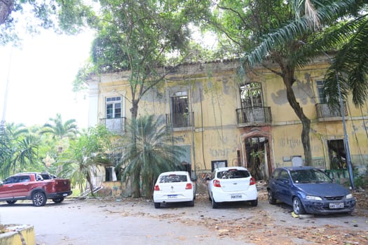 salvador, bahia, brazil - december 30, 2024: ruins of the mansion of Solar Boa Vista in the city of Salvador.