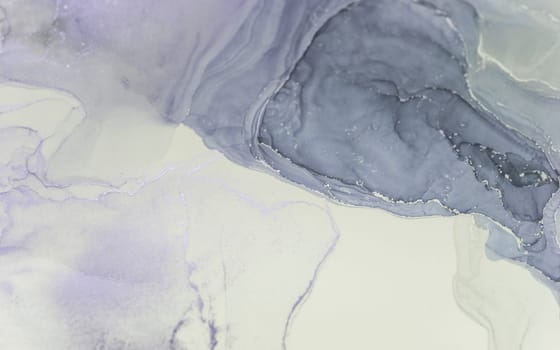 Unique alcohol ink artwork showcases flowing patterns of gray and soft white tones, creating an elegant and calming visual experience perfect for modern home decor.