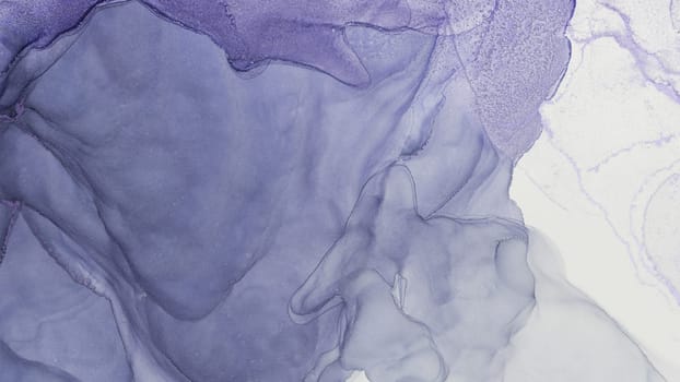 This abstract artwork showcases flowing colors and shapes created with alcohol ink, highlighting delicate blending and rich textures that draw the viewer in for a closer look.