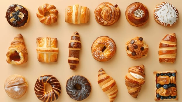Diversity, beauty, and culinary artistry of pastries