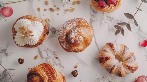 Diversity, beauty, and culinary artistry of pastries