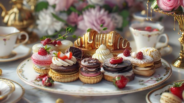 Diversity, beauty, and culinary artistry of pastries