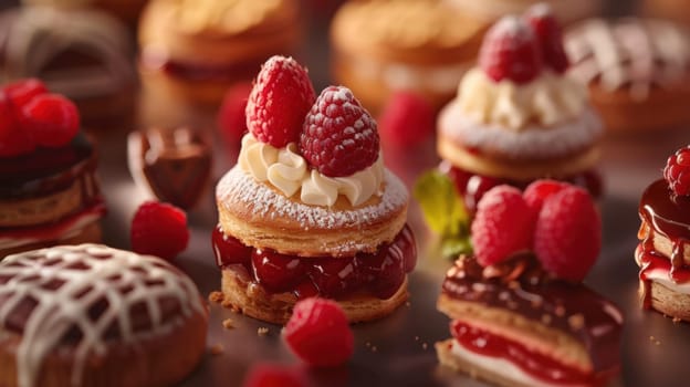 Diversity, beauty, and culinary artistry of pastries