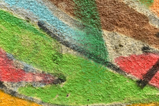 Colored wall texture multicolor paint graffiti