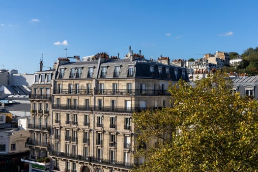 Old and expensive residential building in Paris, France. High quality photo