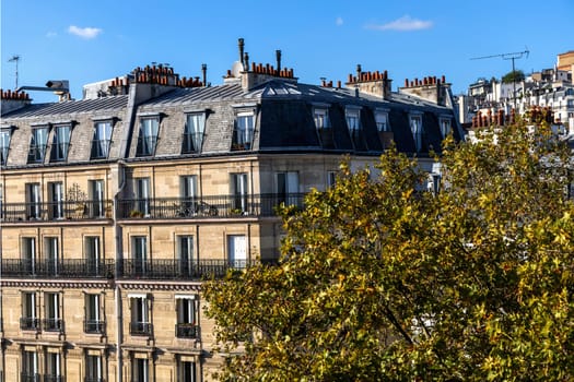 Old and expensive residential building in Paris, France. High quality photo