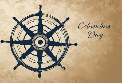 Christopher Columbus Day. Happy columbus day design