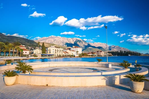 Town of Tivat scenic destination waterfront view, Montenegro coastline