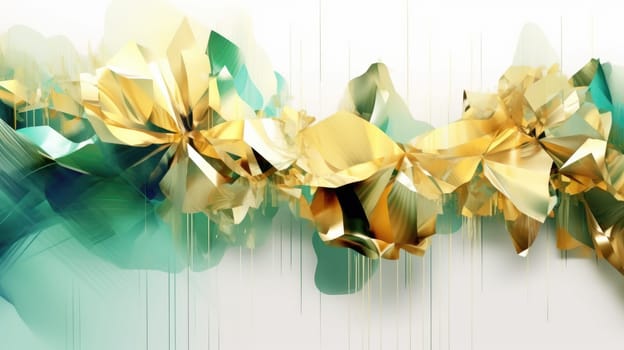 Watercolor abstract design for background of wedding or buzzy social media banner generative AI