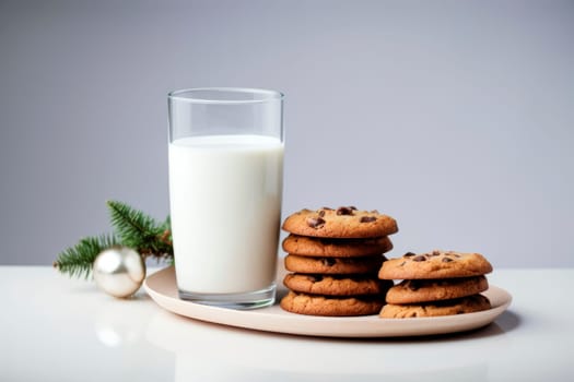 Treats for Santa Claus - milk and cookies.