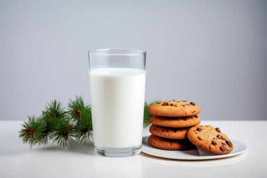 Treats for Santa Claus - milk and cookies.