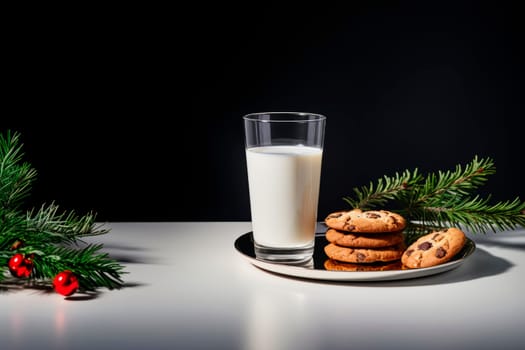 Treats for Santa Claus - milk and cookies.