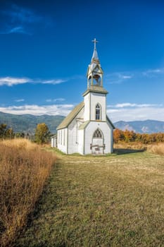 An old abandoned church just south of Creston British Columbia.