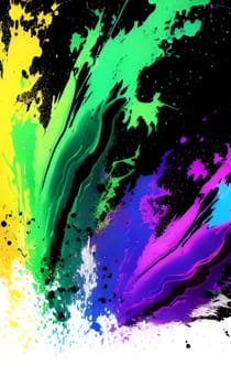 splash colorful paint art background. High quality illustration
