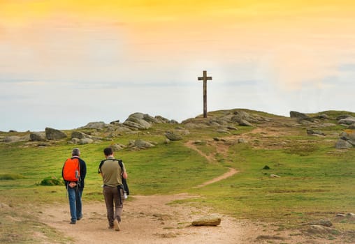 Cross in the sky Christian cross Religion