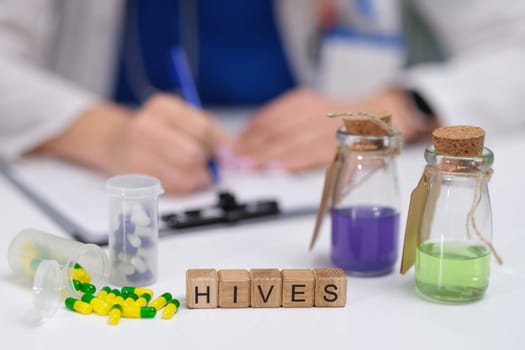 We are delving into the research of hives using advanced laboratory tools and solutions for effective treatment methods