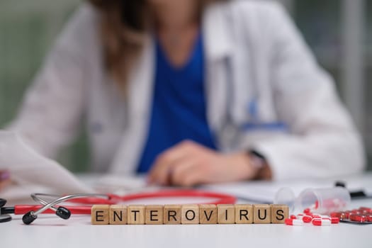 This lab specializes in studying enteroviruses with advanced techniques and visuals for better understanding