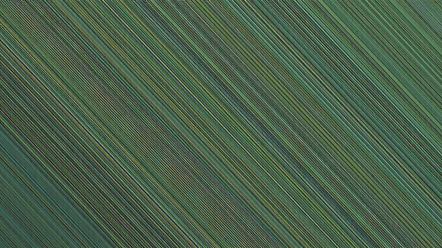This high-resolution image showcases a captivating abstract texture composed of fine, diagonal lines in varying shades of green. The subtle variations in color and line thickness create a visually appealing and dynamic pattern. The image's rich, earthy tones provide a sophisticated feel, suitable for a range of applications. This texture is ideal for use as a background in website design, presentations, brochures, or as a design element in print and digital projects. The image's clean lines and rich color make it an excellent choice for adding visual interest and depth to your creative projects. Download now and enhance your designs with this unique textured background.