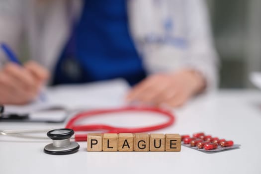 We explore plague through medical visuals highlighting awareness and current effective treatment options