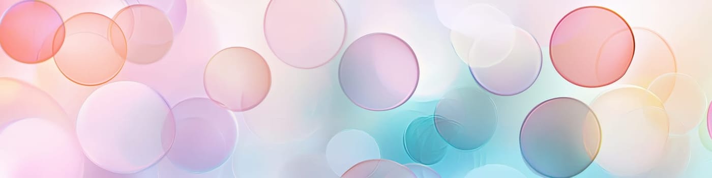 background of colorful circles. Selective focus.