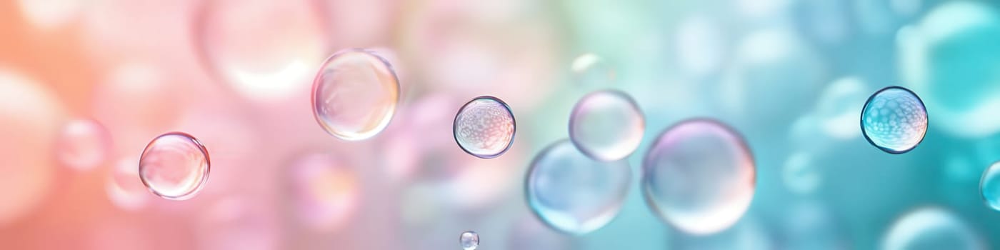 background of colorful circles. Selective focus.