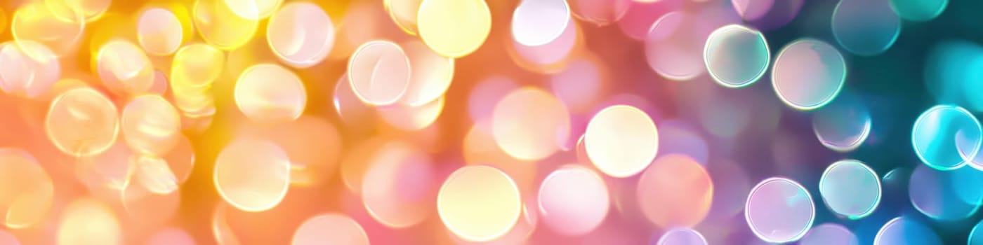 background of colorful circles. Selective focus.