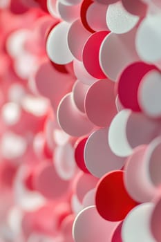background of colorful circles. Selective focus.
