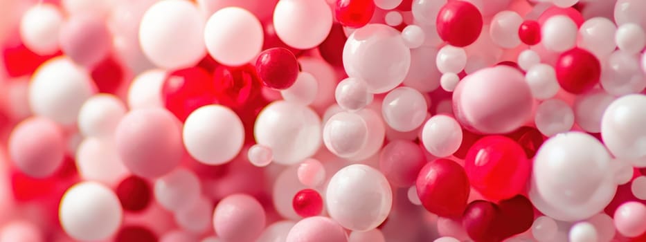 background of colorful circles. Selective focus.