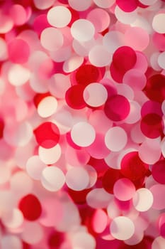 background of colorful circles. Selective focus.