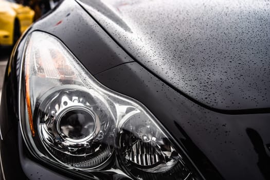 KyivCarFest car show, Ukraine, Kyiv, Retrovyl shopping mall, 20 October 2023. High quality photo