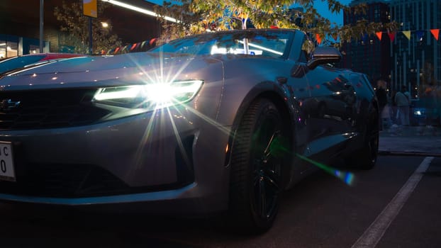 KyivCarFest car show, Ukraine, Kyiv, Retrovyl shopping mall, 20 October 2023. High quality photo