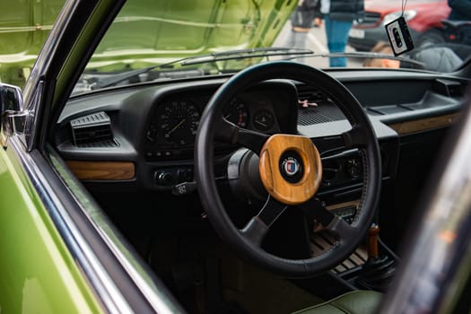 KyivCarFest car show, Ukraine, Kyiv, Retrovyl shopping mall, 20 October 2023. High quality photo