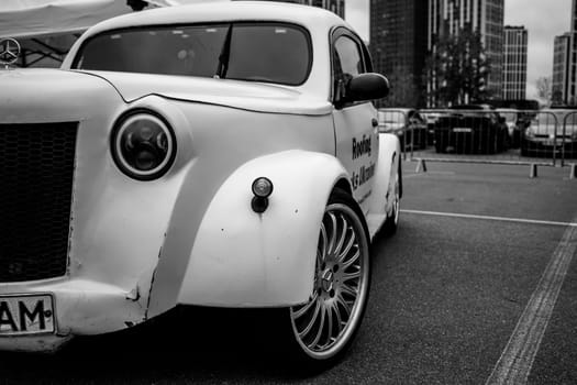 KyivCarFest car show, Ukraine, Kyiv, Retrovyl shopping mall, 20 October 2023. High quality photo
