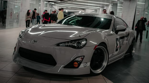 KyivCarFest car show, Ukraine, Kyiv, Retrovyl shopping mall, 20 October 2023. High quality photo