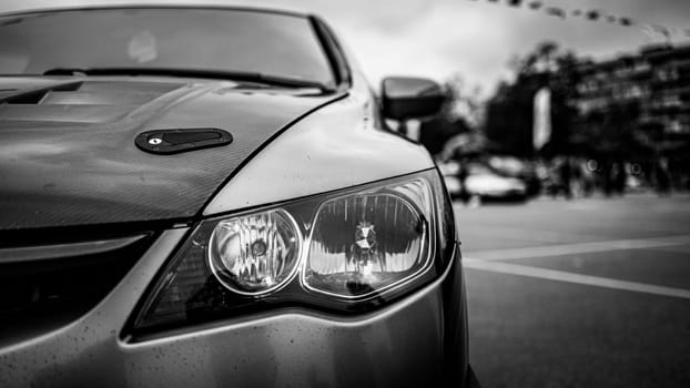 KyivCarFest car show, Ukraine, Kyiv, Retrovyl shopping mall, 20 October 2023. High quality photo