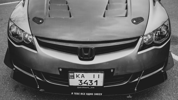 KyivCarFest car show, Ukraine, Kyiv, Retrovyl shopping mall, 20 October 2023. High quality photo